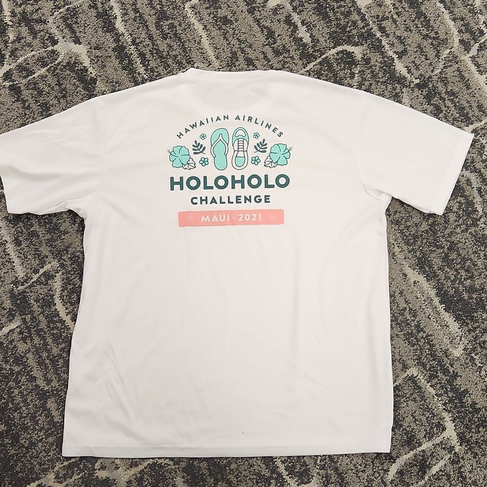 Hawaiian Airlines Holoholo Challenge Maui Hawaii 2021 Race Shirt XL